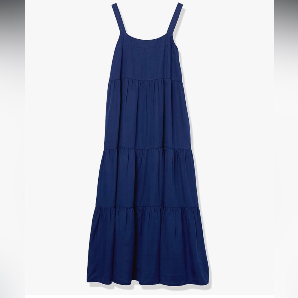 The Drop Women's Britt Tiered Maxi Tent Dress - L